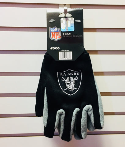 Las Vegas Raiders Texting Gloves NEW! – Hub City Sports