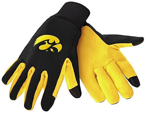 Iowa Hawkeyes Texting Gloves NEW One Size Fits Most FOCO