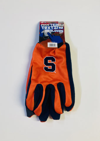 Syracuse Orange Texting Gloves NEW One Size Fits Most FOCO