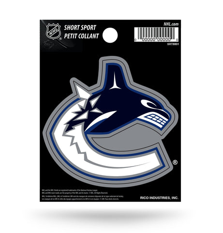 Vancouver Canucks 3" x 3" Die-Cut Decal Window, Car or Laptop!