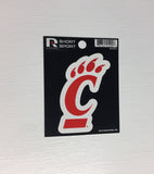Cincinnati Bearcats 3" x 2" Die-Cut Decal NEW!! MLB Car or Laptop