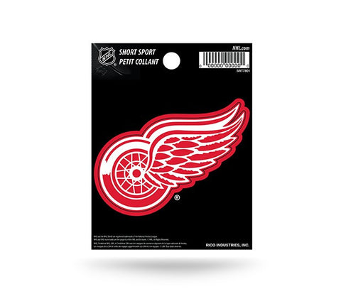 Detroit Red Wings Team NHL National Hockey League Sticker Vinyl Decal Laptop Water Bottle Car Scrapbook (Type 3 - Main Logo)