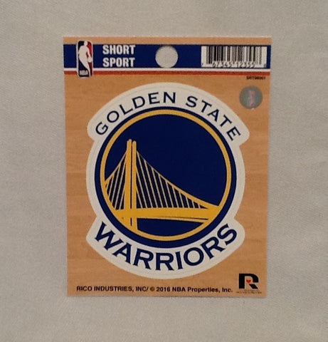 Window Bumper Sticker NBA Basketball Golden State Warriors NEW