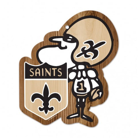 New Orleans Saints Retro Logo Sign NEW! 11"X13" Sir Saint Man Cave
