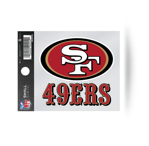 San Francisco 49ers Logo Static Cling Sticker NEW!! Window or Car! Kaepernick