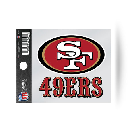 San Francisco 49ers Logo Static Cling Sticker NEW!! Window or Car! Kae ...