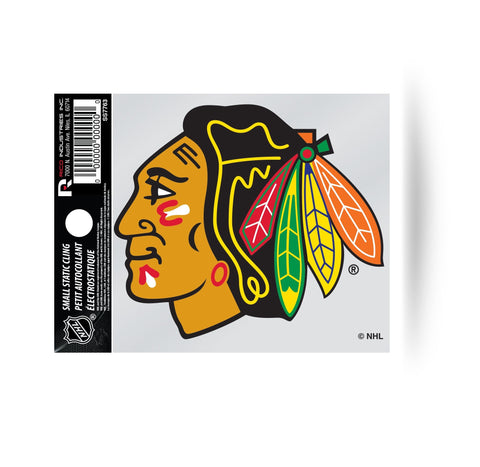 Chicago Blackhawks Logo Static Cling Decal Sticker NEW!! Window or Car!