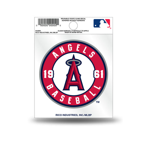 Los Angeles Angels Circle Logo Static Cling Sticker NEW!! Window or Car! Trout
