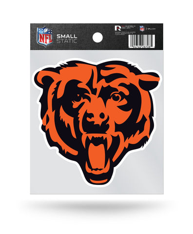 Chicago Bears "Head" Logo Static Cling Sticker Decal NEW!! Window or Car!