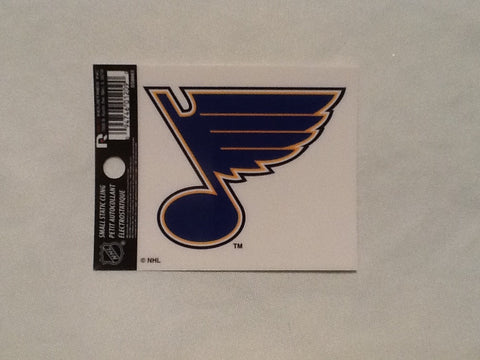 St. Louis Blues Logo Static Cling Decal Sticker NEW!! Window or Car!