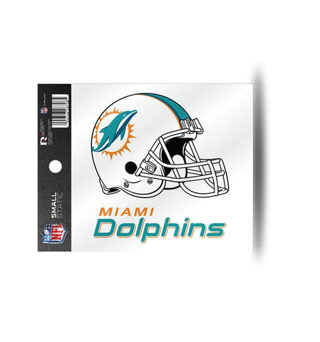 Miami Dolphins Helmet Static Cling Sticker NEW!! Window or Car! NFL