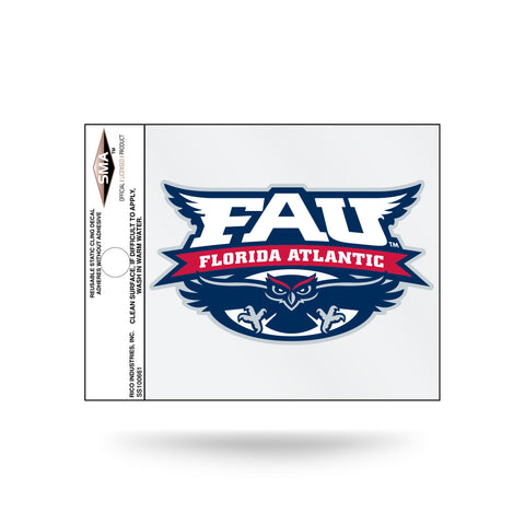 Florida Atlantic Owls Logo Static Cling Sticker NEW!! Window or Car! NCAA FAU
