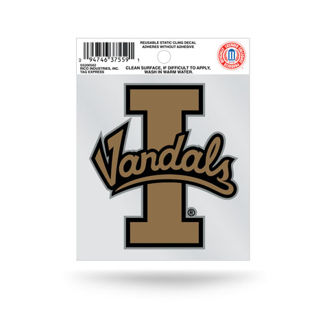 Idaho Vandals Logo Static Cling Sticker NEW!! Window or Car! NCAA