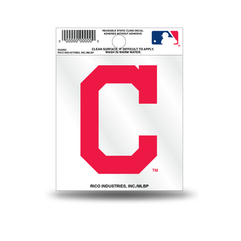 Cleveland Indians "C" Logo Static Cling Sticker NEW!! Window or Car! Tribe