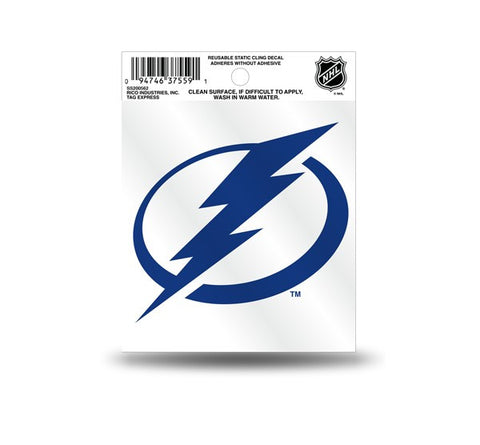 Tampa Bay Lightning Logo Static Cling Sticker NEW!! Window or Car! NHL