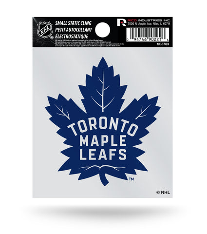 Toronto Maple Leafs NEW Logo Static Cling Decal Sticker NEW!! Window or Car!