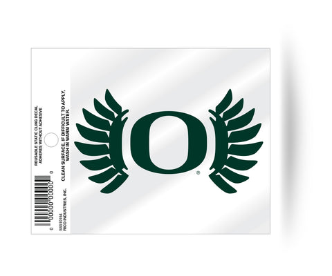 Oregon Ducks "Wings" Logo Static Cling Sticker NEW!! Window or Car! NCAA