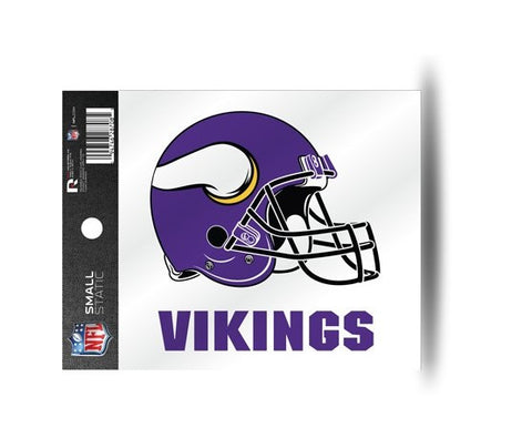 Minnesota Vikings Helmet Static Cling Sticker NEW!! Window or Car! NFL