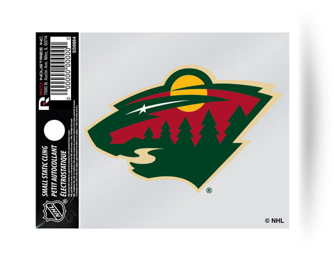 Minnesota Wild Logo Static Cling Decal Sticker NEW!! Window or Car!