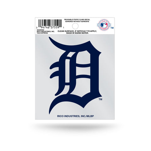 Detroit Tigers Static Cling Sticker Decal NEW!! Window or Car! MLB