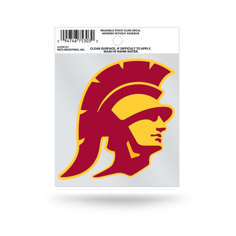 USC Trojans Logo Static Cling Sticker NEW!! Window or Car! NCAA