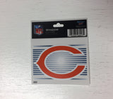 Chicago Bears Logo Static Cling Sticker NEW!! Window or Car! Wincraft