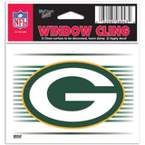 Green Bay Packers Logo Static Cling Sticker NEW!! Window or Car! Wincraft