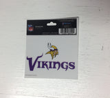 Minnesota Vikings Logo Static Cling Sticker NEW!! Window or Car! Wincraft