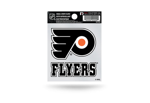 Philadelphia Flyers Static Cling Sticker Decal NEW!! Window or Car! Wordmark