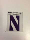 Northwestern Wildcats Static Cling Sticker NEW!! Window or Car! NCAA