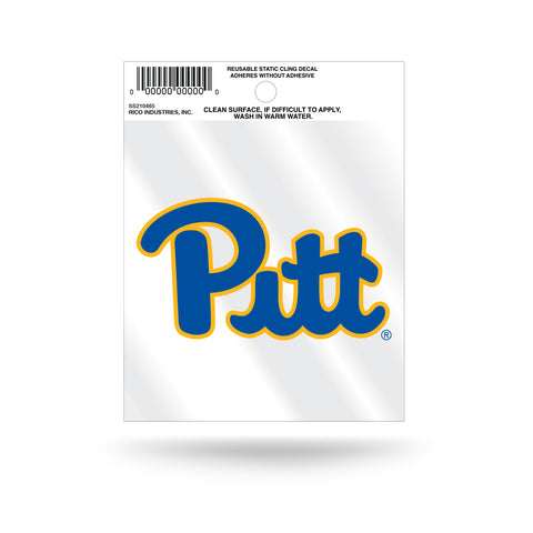 Pitt Panthers NEW Logo Static Cling Sticker Decal NEW!! Window or Car!