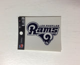 Los Angeles Rams Wordmark Logo Static Cling Sticker NEW!! Window or Car! NFL