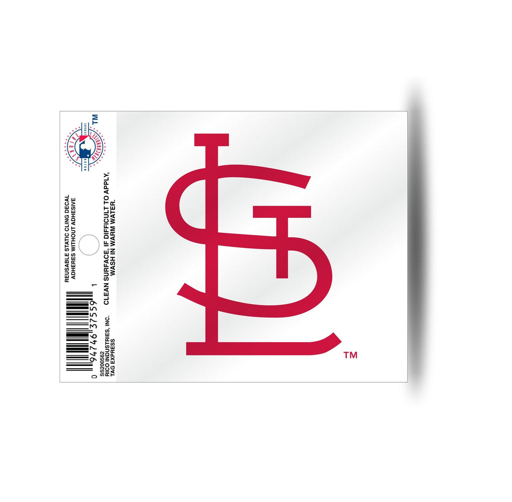 St. Louis Cardinals Hat Logo Static Cling Sticker NEW!! Window or Car ...