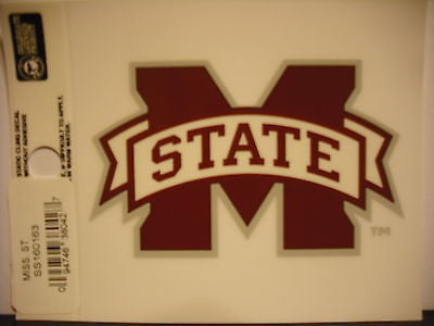 Mississippi State Bulldogs Static Cling Sticker NEW!! Window or Car! NCAA