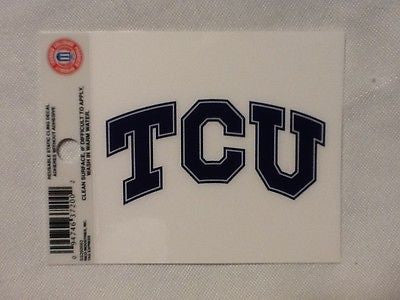 TCU Horned Frogs Static Cling Sticker NEW!! Window or Car! NCAA