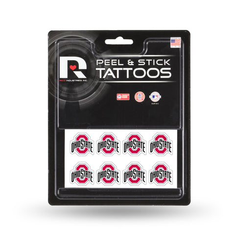 Ohio State Buckeyes Peel and Stick Tattoos NEW!! Free Shipping NCAA