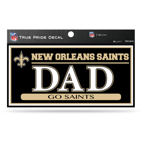 New Orleans Saints DAD Decal NEW 6 X 3 Window Car or Laptop!