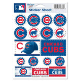 Chicago Cubs Vinyl Sticker Sheet 17 Decals 5x7 Inches