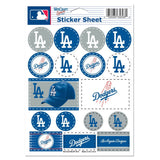 Los Angeles Dodgers Vinyl Sticker Sheet 17 Decals 5x7 Inches