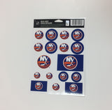 New York Islanders Vinyl Sticker Sheet 17 Decals 5x7 Inches