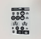 Los Angeles Kings Vinyl Sticker Sheet 17 Decals 5x7 Inches