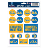 UCLA Bruins Vinyl Sticker Sheet 17 Decals 5x7 Inches