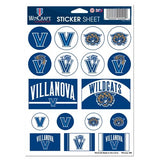 Villanova Wildcats Vinyl Sticker Sheet 17 Decals 5x7 Inches